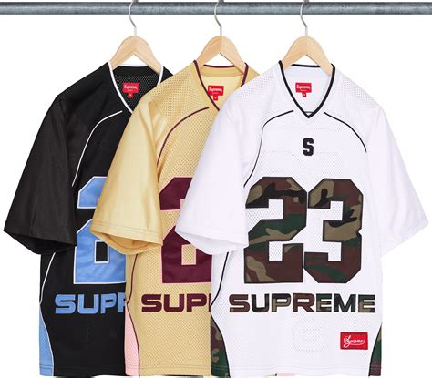 supreme perfect season football jersey black